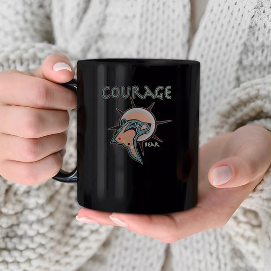 The Seven Sacred Laws - Courage Native American Ceramic Coffee Mug