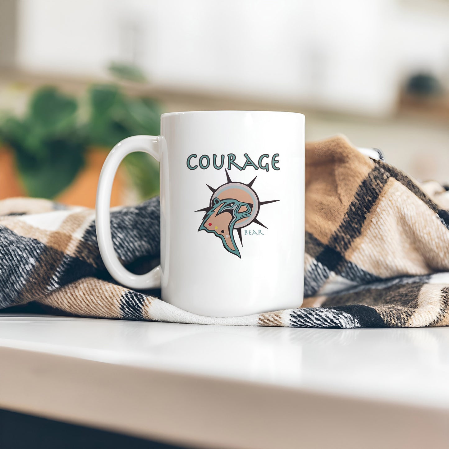 The Seven Sacred Laws - Courage Native American Ceramic Coffee Mug
