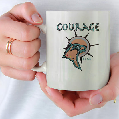 The Seven Sacred Laws - Courage Native American Ceramic Coffee Mug
