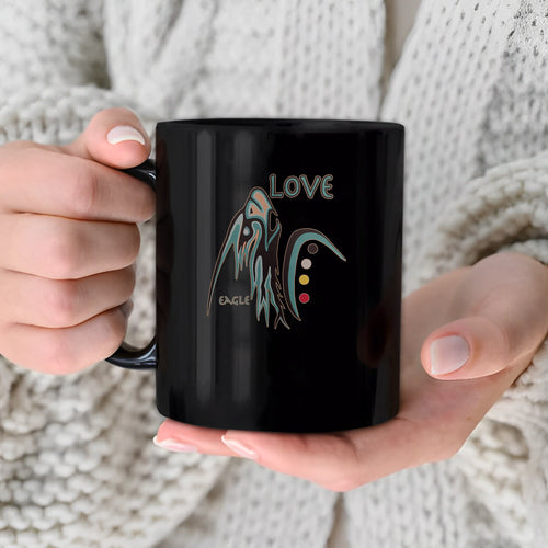 The Seven Sacred Laws - Love Native American Ceramic Coffee Mug