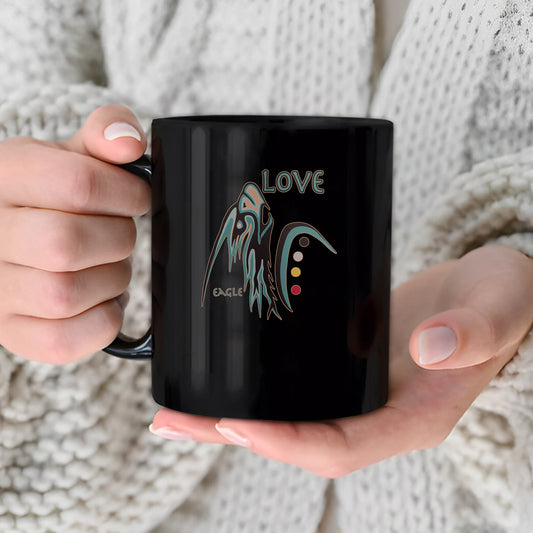 The Seven Sacred Laws - Love Native American Ceramic Coffee Mug