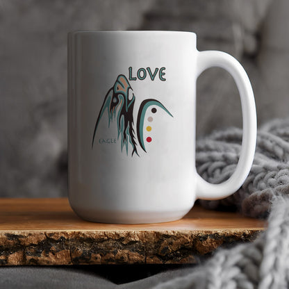 The Seven Sacred Laws - Love Native American Ceramic Coffee Mug