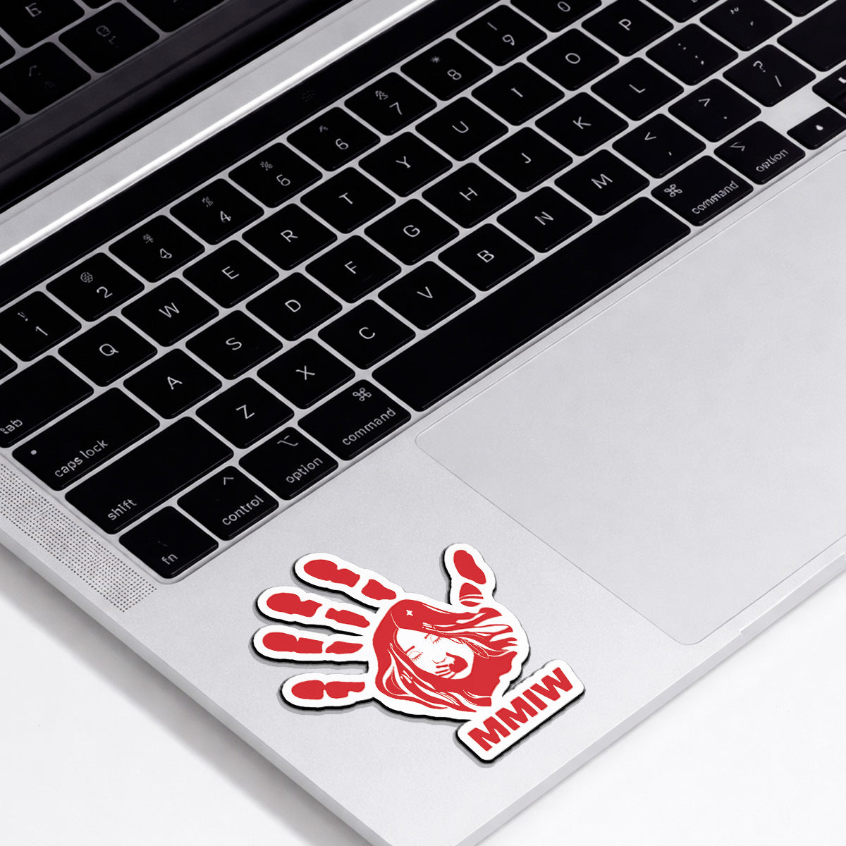 Red Hand MMIW Vinyl Decal Magnet