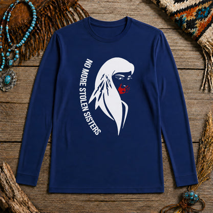 No More Stolen Sisters Red Hand - Remember & Honor Unisex Long Sleeve