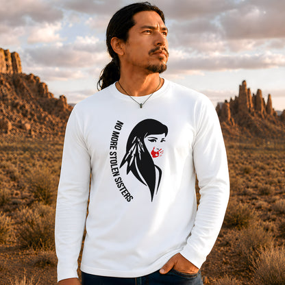 No More Stolen Sisters Red Hand - Remember & Honor Unisex Long Sleeve