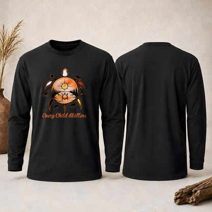 Every Child Matters Turtle For Orange Shirt Day Unisex Long Sleeve