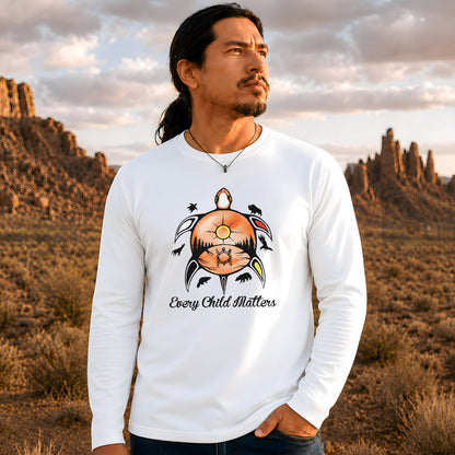 Every Child Matters Turtle For Orange Shirt Day Unisex Long Sleeve