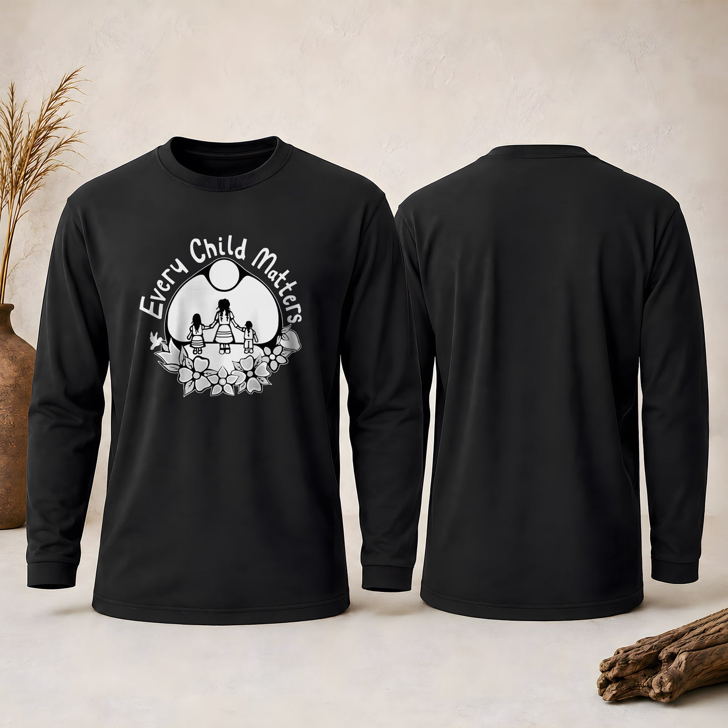 Every Child Matters Native Children For Orange Shirt Day Unisex Long Sleeve
