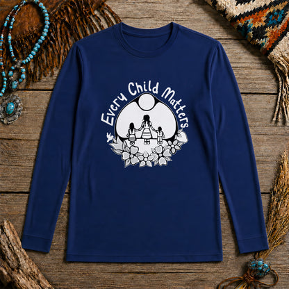 Every Child Matters Native Children For Orange Shirt Day Unisex Long Sleeve