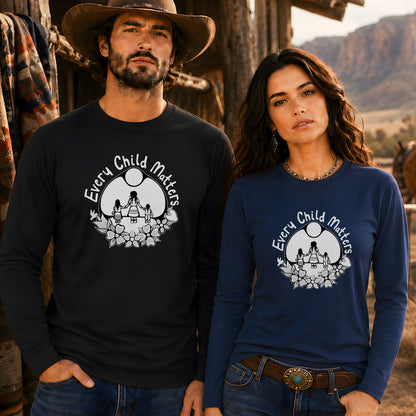 Every Child Matters Native Children For Orange Shirt Day Unisex Long Sleeve