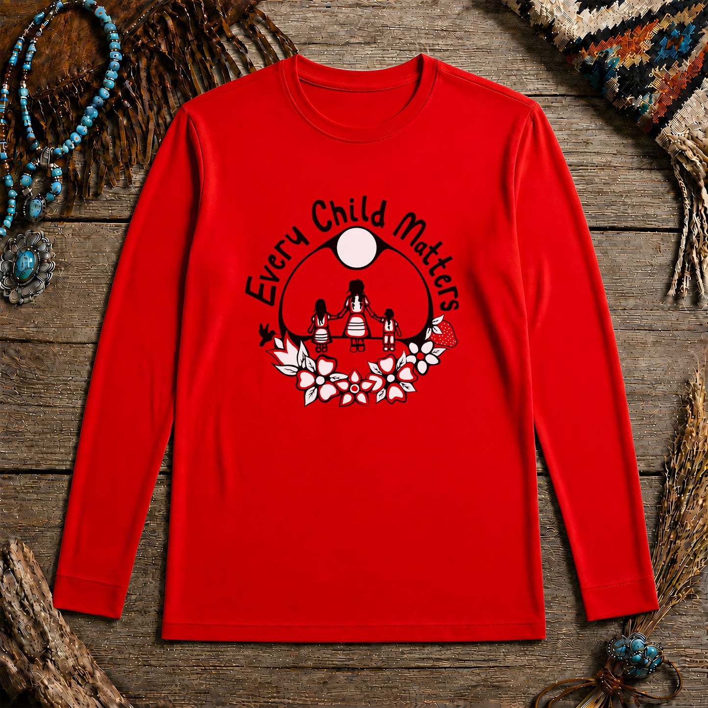 Every Child Matters Native Children For Orange Shirt Day Unisex Long Sleeve