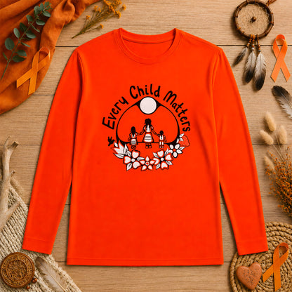 Every Child Matters Native Children For Orange Shirt Day Unisex Long Sleeve