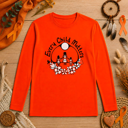 Every Child Matters Native Children For Orange Shirt Day Unisex Long Sleeve