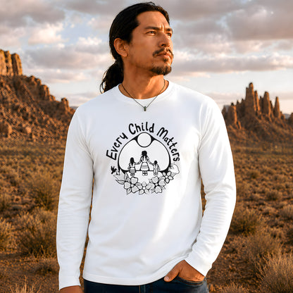 Every Child Matters Native Children For Orange Shirt Day Unisex Long Sleeve