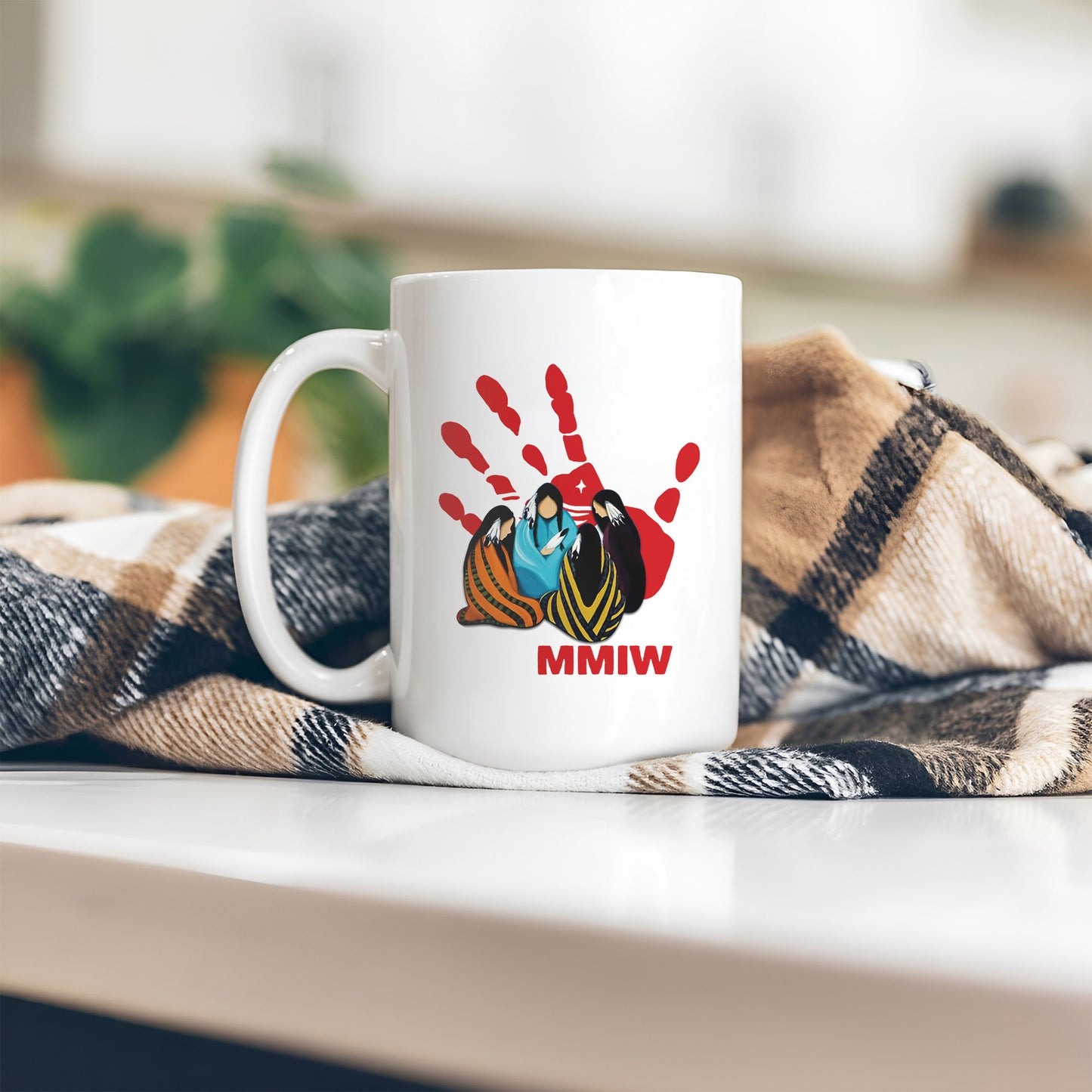 MMIW Indigenous Women Together with Red Hand Shirt