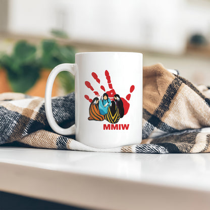 MMIW Indigenous Women Together with Red Hand Shirt