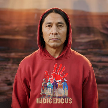 MMIW Indigenous Woman Red Hand Together Shirt Unisex T-Shirt/Hoodie/Sweatshirt