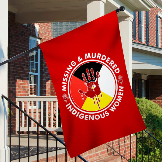 MMIW - Native American Flag Garden House Yard for Decor Outdoor