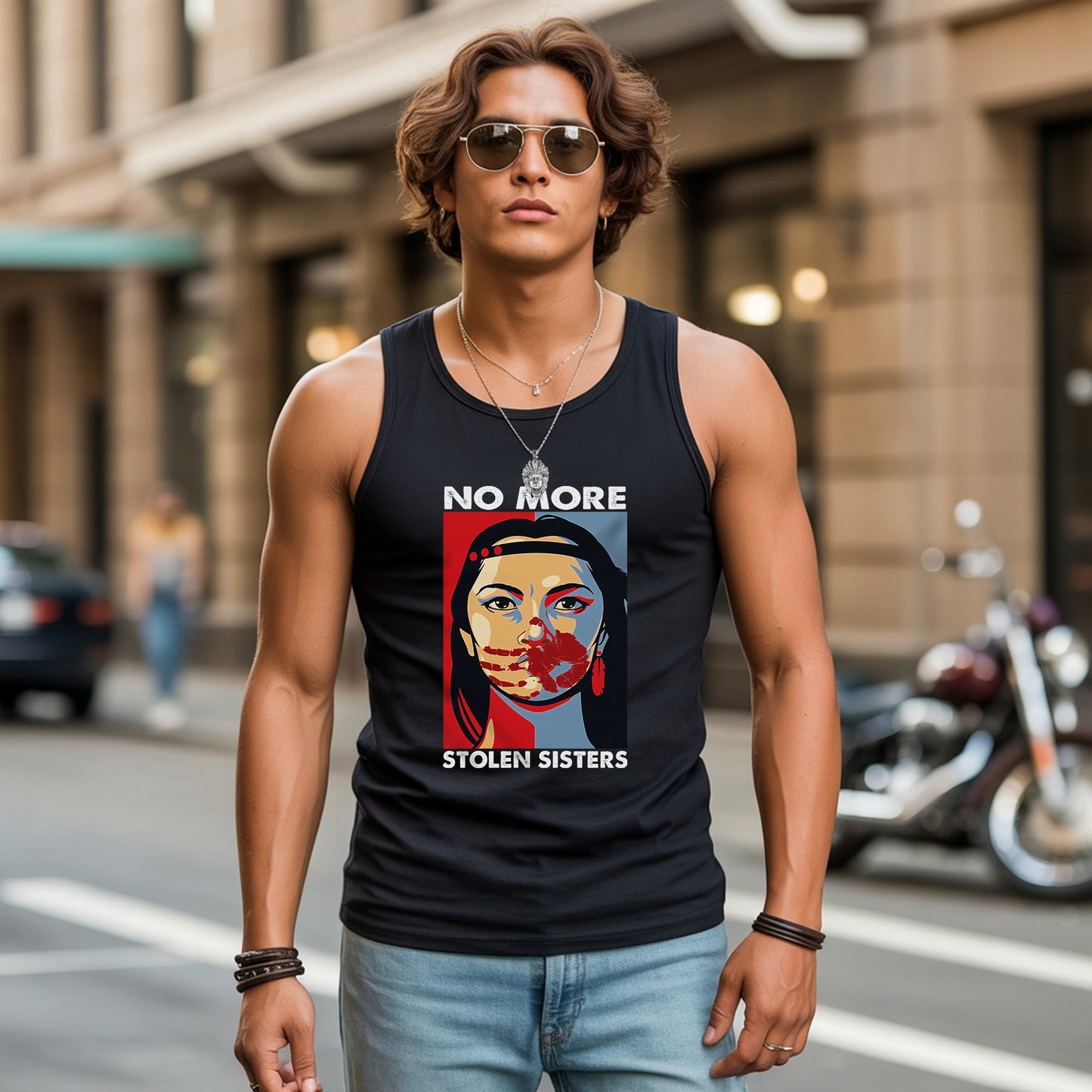 No More Stolen Sisters MMIW Awareness Unisex Tank Top