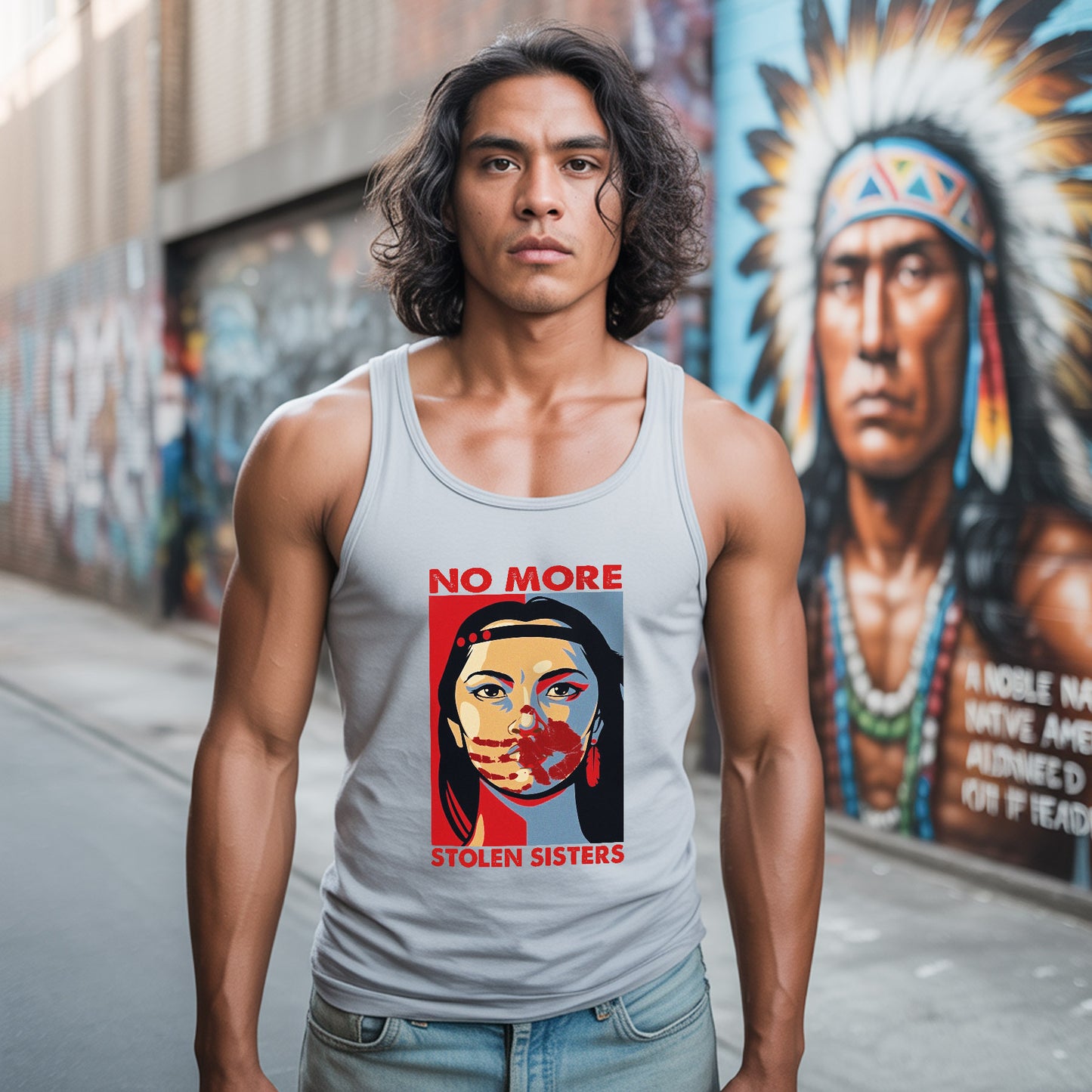 No More Stolen Sisters MMIW Awareness Unisex Tank Top