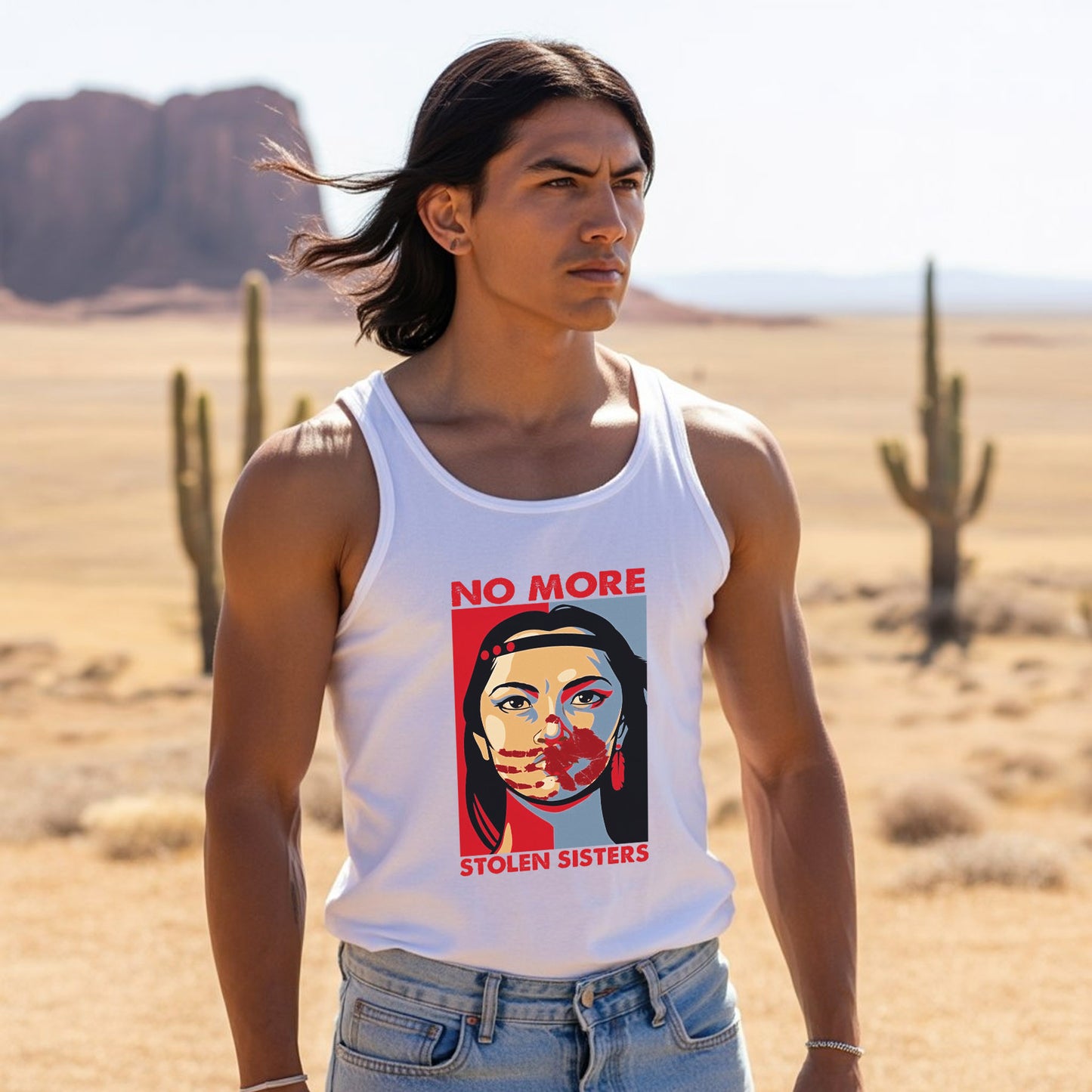 No More Stolen Sisters MMIW Awareness Unisex Tank Top