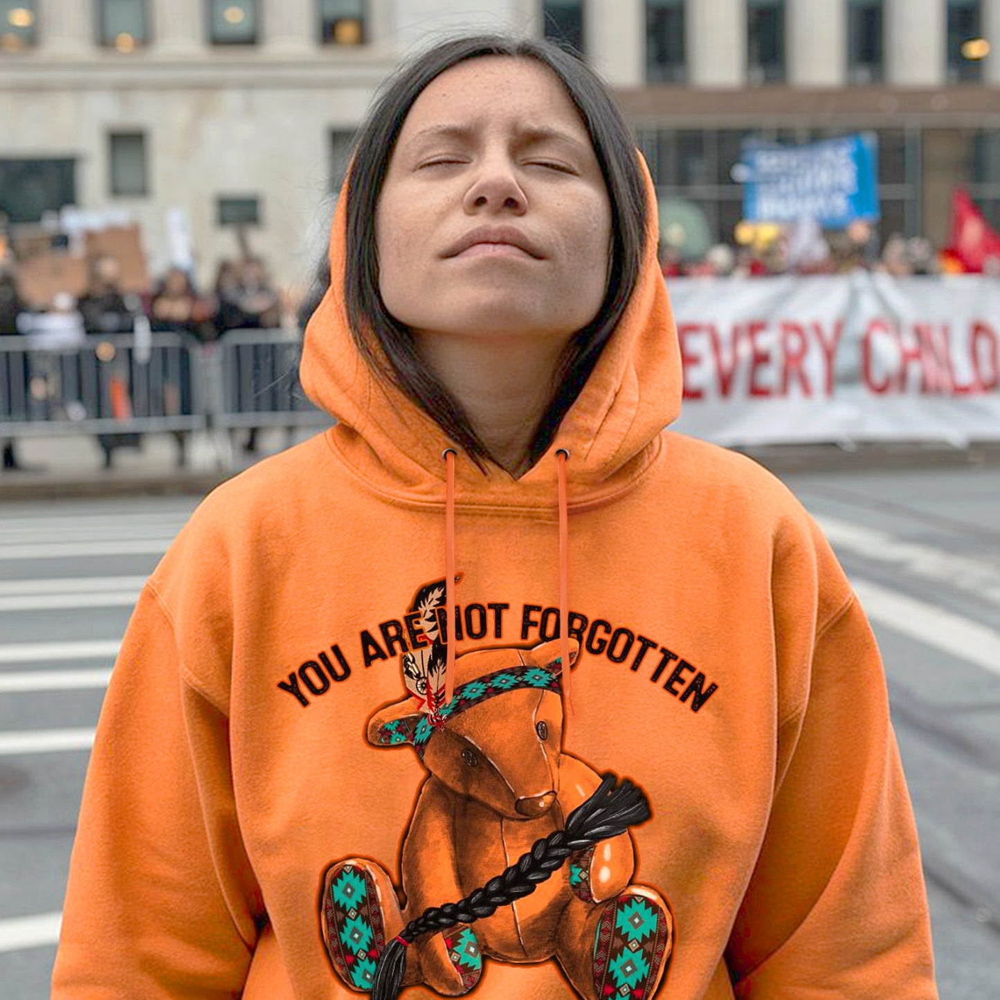 Every Child Matters You Are Not Forgotten Orange Bear Unisex T-Shirt/Hoodie/Sweatshirt 032