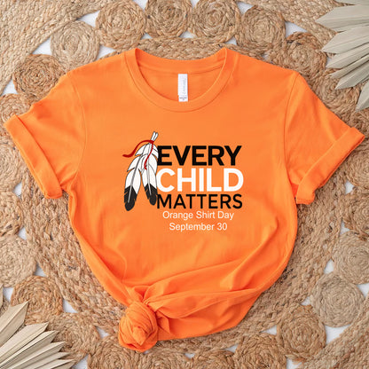 Every Child Matters Feather Unisex T-Shirt/Hoodie/Sweatshirt 034