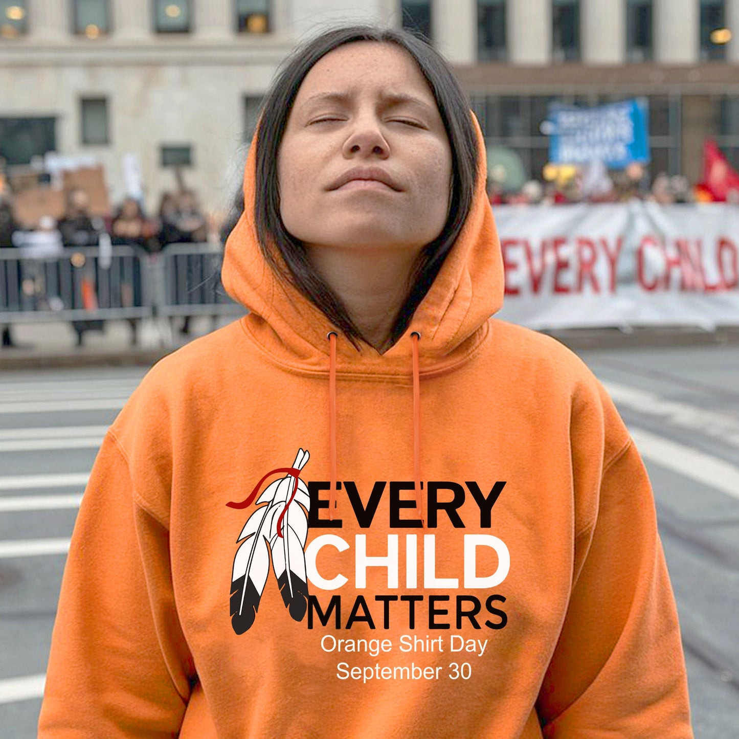 Every Child Matters Feather Unisex T-shirt/Hoodie/Sweatshirt 034