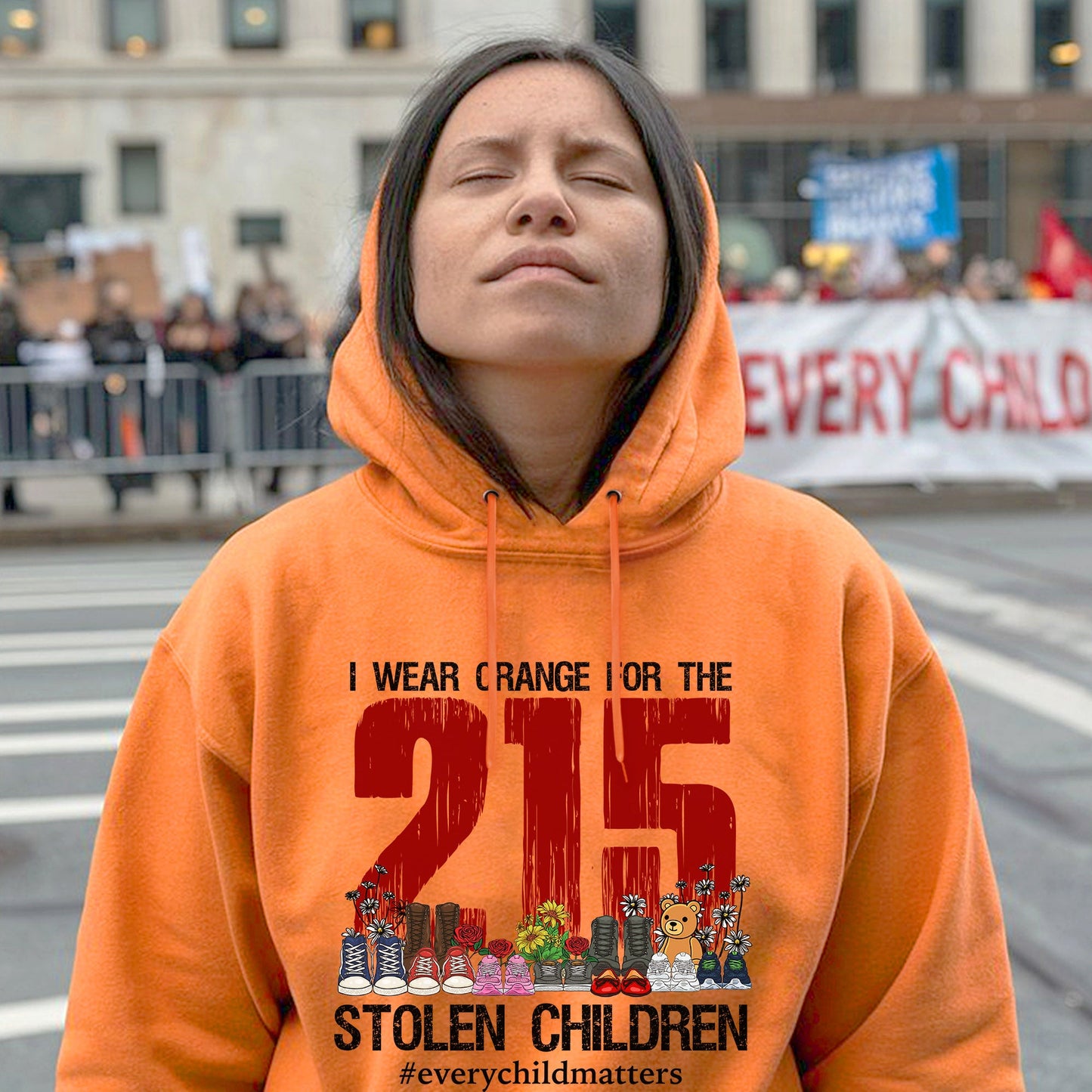 Every Child Matters For The 215 Stolen Children Unisex T-shirt/Hoodie/Sweatshirt 035