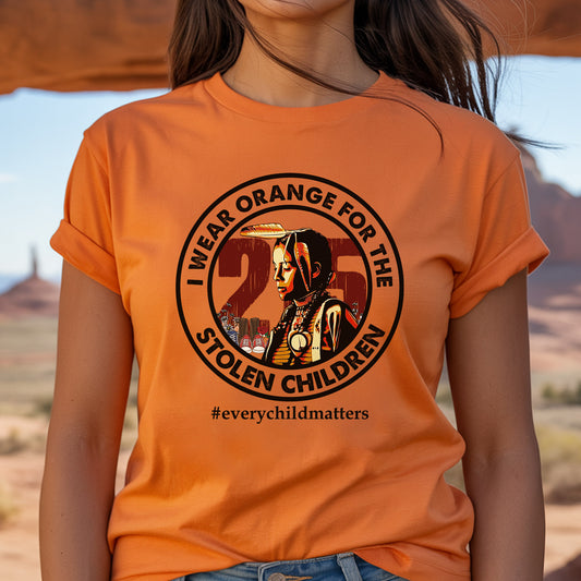 Every Child Matters For The 215 Stolen Children Circle Unisex T-Shirt/Hoodie/Sweatshirt 038