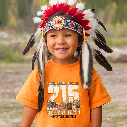 Every Child Matters I Wear Orange For The 215 Unisex T-Shirt/Hoodie/Sweatshirt 042