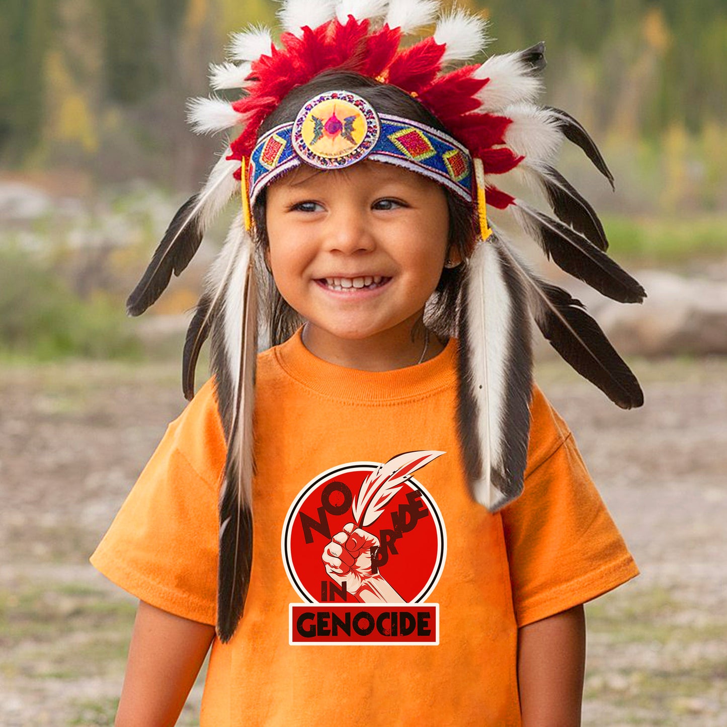 Every Child Matters No Pride In Genocide Unisex T-Shirt/Hoodie/Sweatshirt 059
