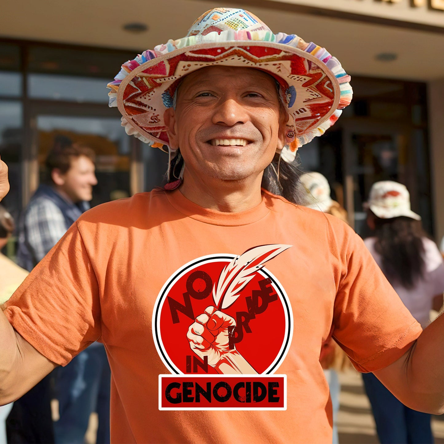 Every Child Matters No Pride In Genocide Unisex T-shirt/Hoodie/Sweatshirt 059