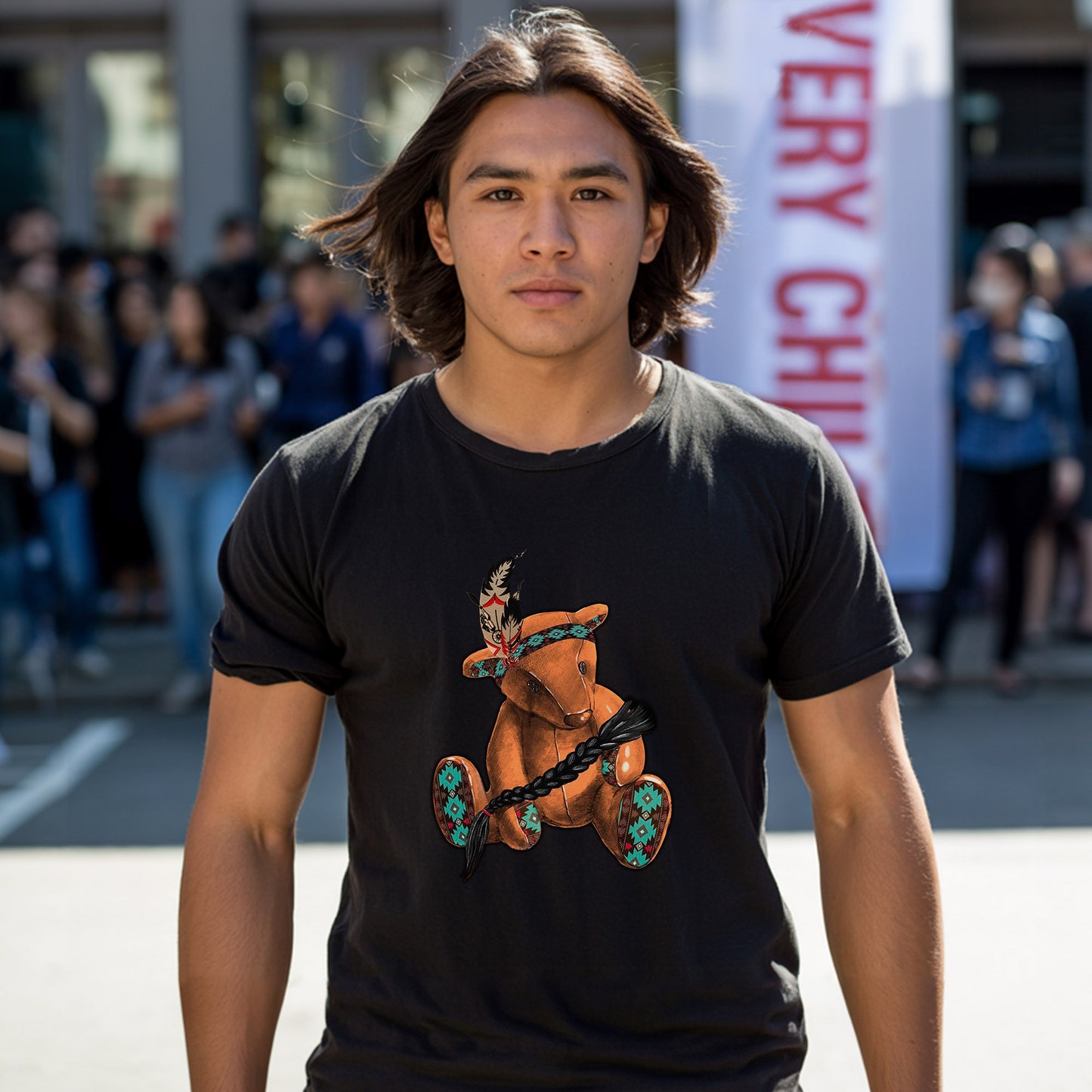Every Child Matters Orange Bear Indigenous Unisex T-Shirt/Hoodie/Sweatshirt 060