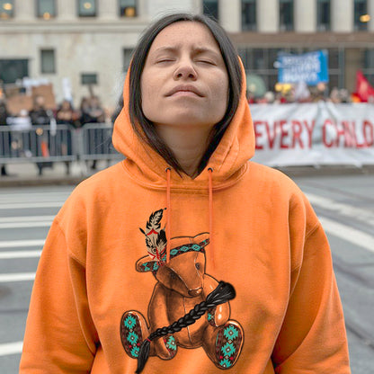 Every Child Matters Orange Bear Indigenous Unisex T-Shirt/Hoodie/Sweatshirt 060