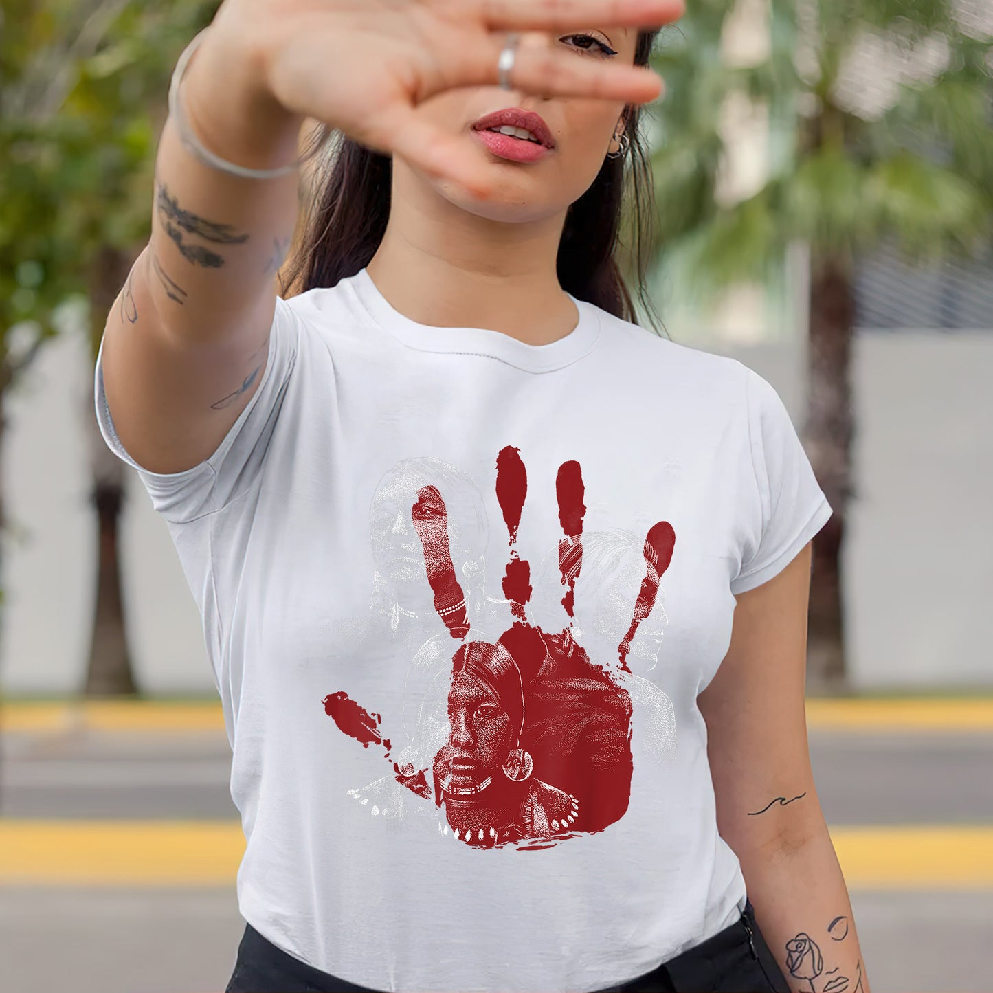 MMIW I Wear Red For My Sister Unisex T-Shirt/Hoodie/Sweatshirt