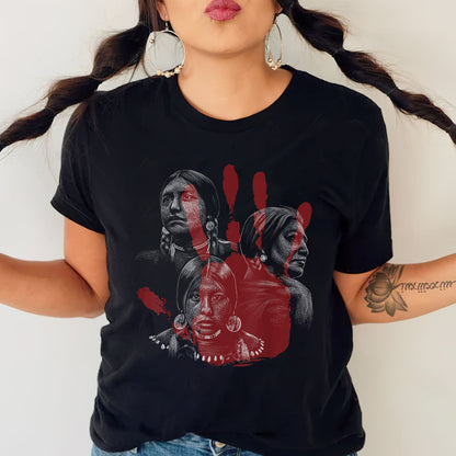 MMIW I Wear Red For My Sister Unisex T-Shirt/Hoodie/Sweatshirt