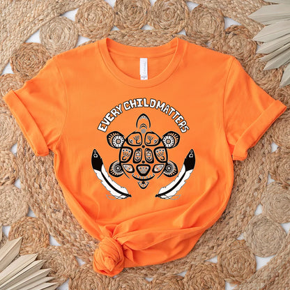 Every Child Matters Turtle For Orange Shirt Day Unisex T-Shirt/Hoodie/Sweatshirt 162