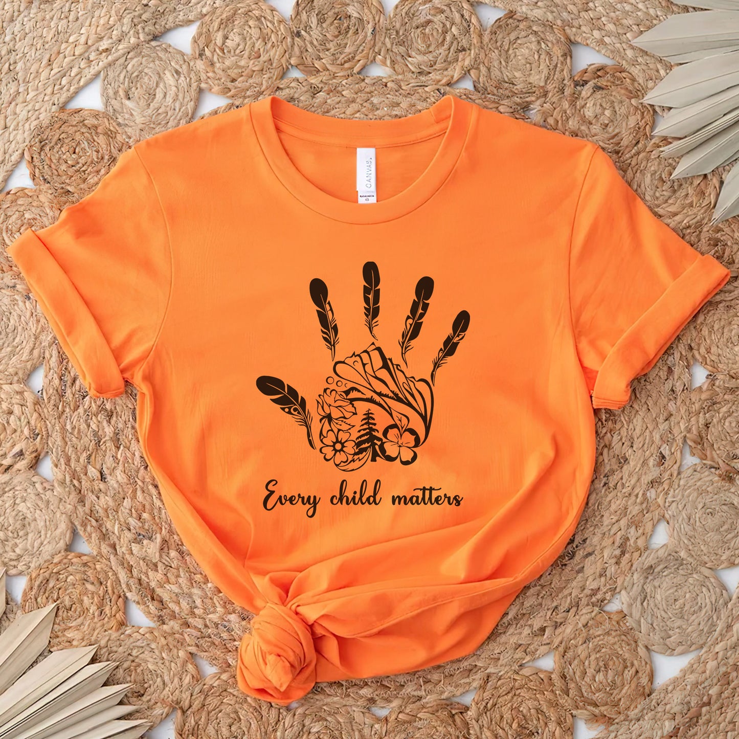 Every Child Matters Native Handprint Luxe Native American Unisex T-Shirt/Hoodie/Sweatshirt