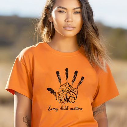 Every Child Matters Native Handprint Luxe Native American Unisex T-Shirt/Hoodie/Sweatshirt