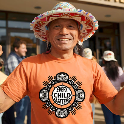 Every Child Matters Indigenous Sun For Orange Shirt Day Unisex T-Shirt/Hoodie/Sweatshirt 168