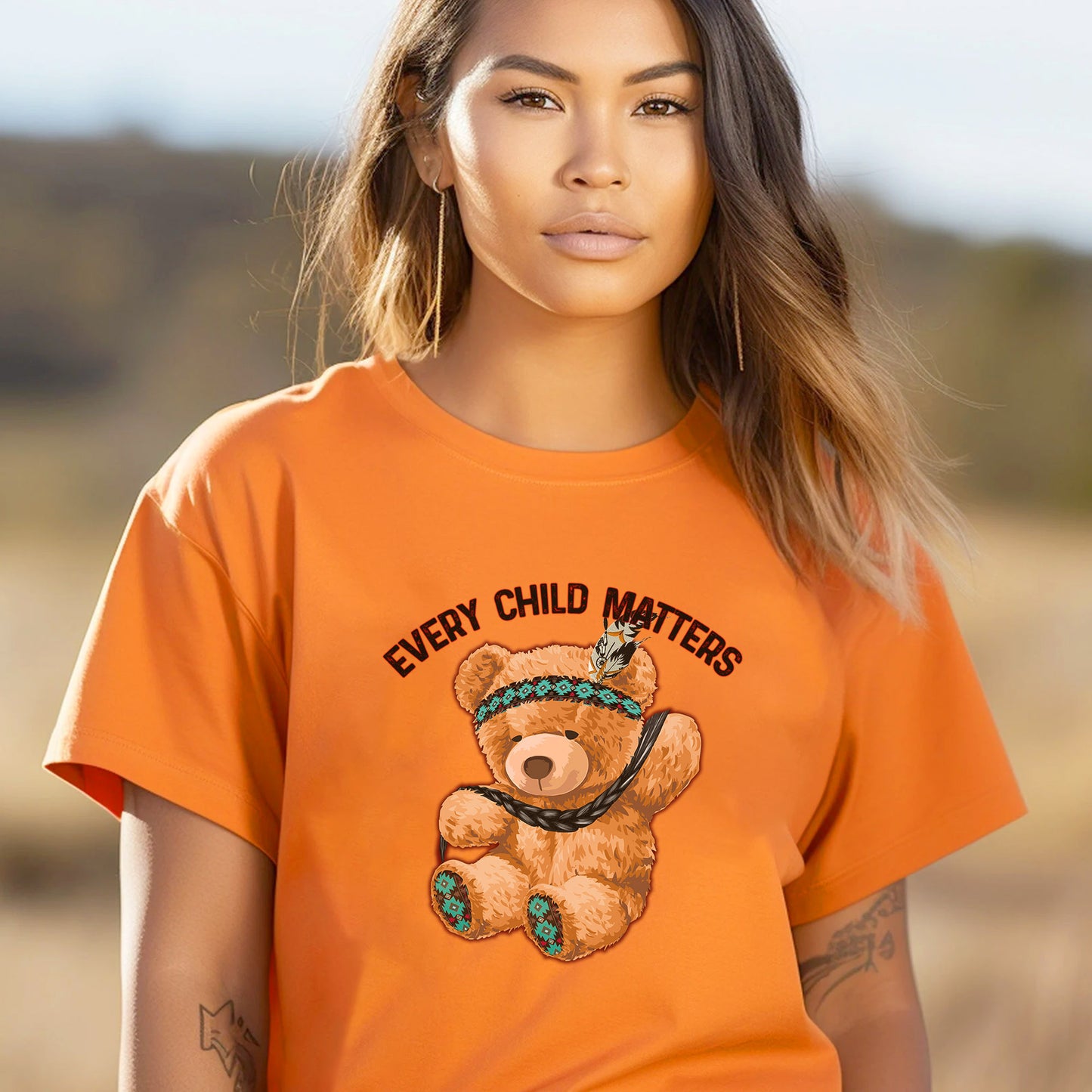 Every Child Matters Baby Bear Native American Unisex T-Shirt/Hoodie/Sweatshirt