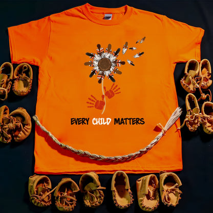 Every Child Matters Feathered Spirit Native American Unisex T-Shirt/Hoodie/Sweatshirt 176