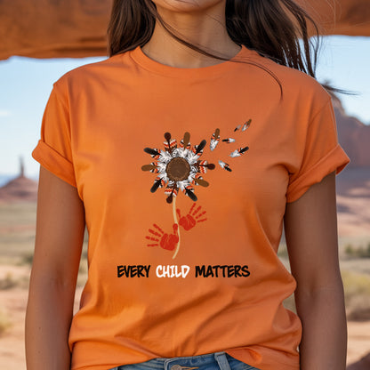 Every Child Matters Feathered Spirit Native American Unisex T-Shirt/Hoodie/Sweatshirt 176