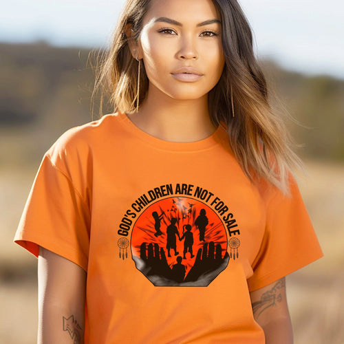 Sacred Children Raise Your Voice For Justice For Orange Shirt Day Unisex T-Shirt/Hoodie/Sweatshirt 178