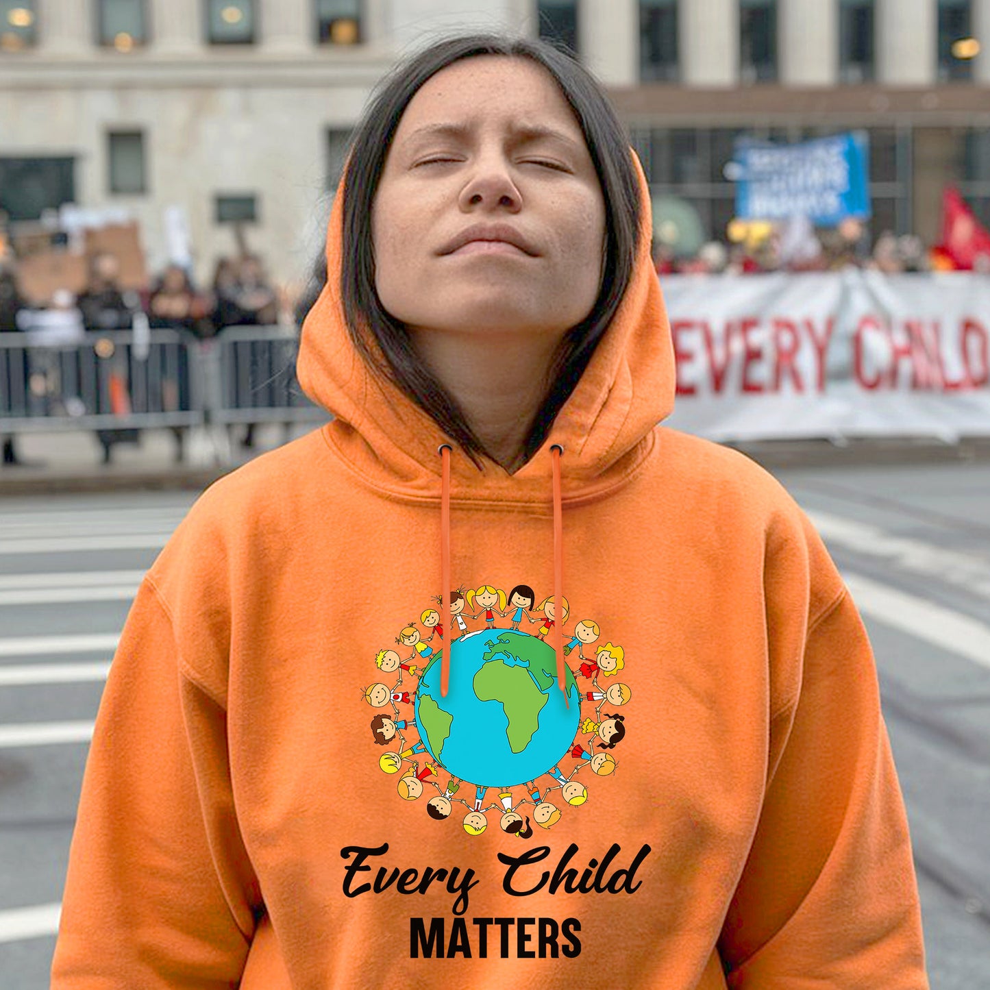 Every Child Matters Around The World For Orange Shirt Day Unisex T-Shirt/Hoodie/Sweatshirt 179