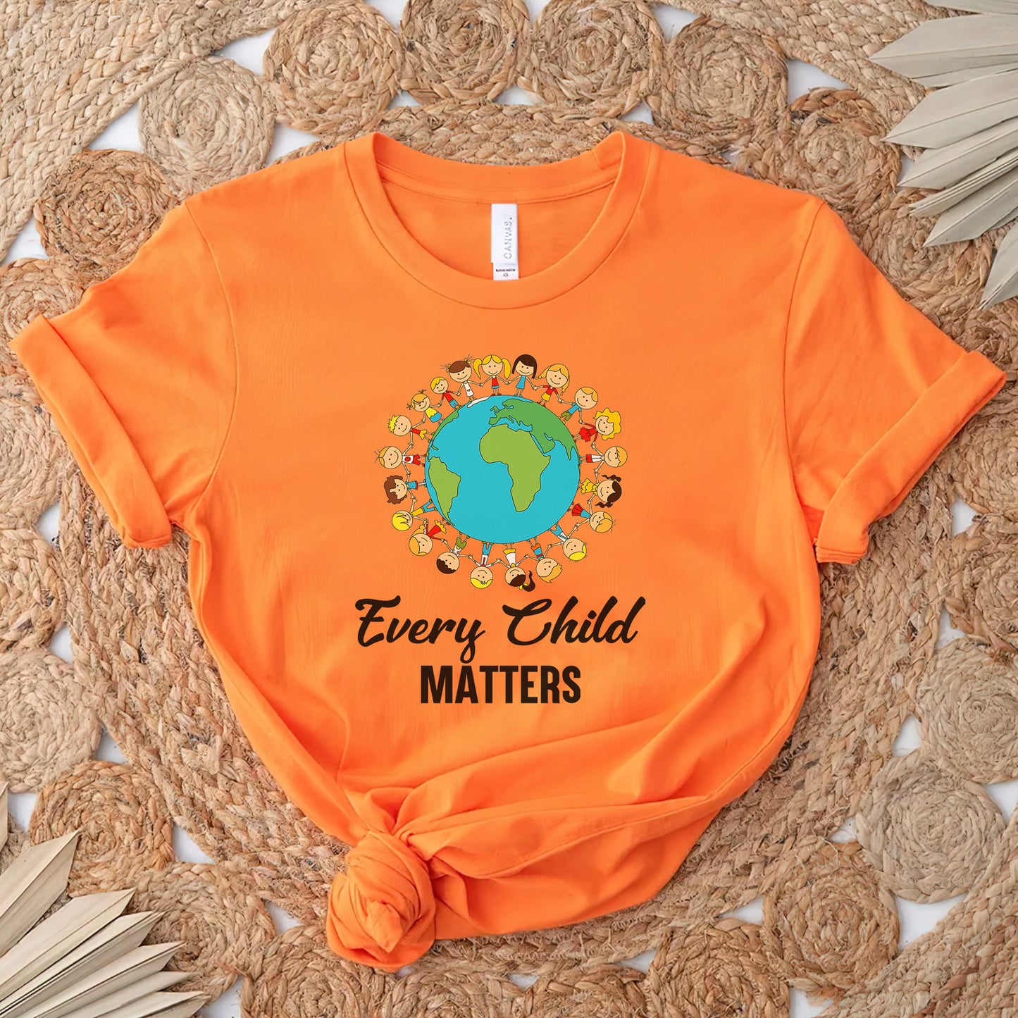 Every Child Matters Around The World For Orange Shirt Day Unisex T-Shirt/Hoodie/Sweatshirt 179