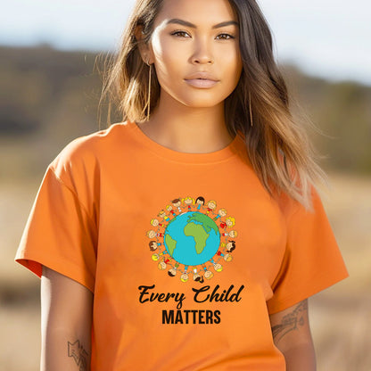 Every Child Matters Around The World For Orange Shirt Day Unisex T-Shirt/Hoodie/Sweatshirt 179