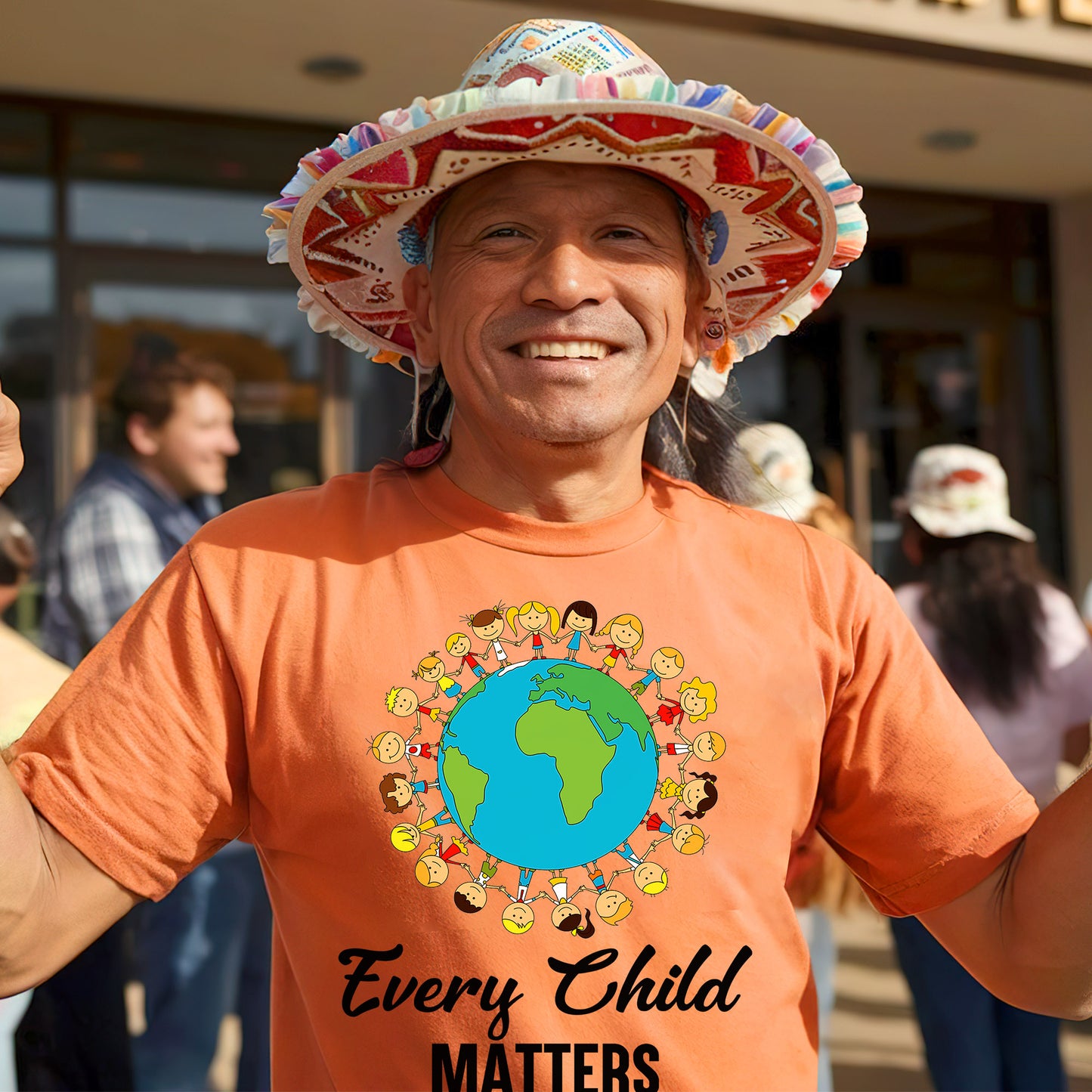 Every Child Matters Best Friends Native American Unisex T-Shirt/Hoodie/Sweatshirt 179