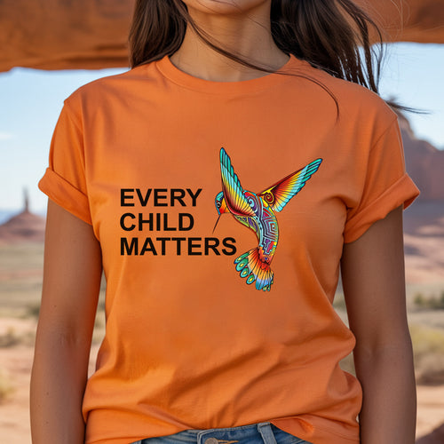 Every Child Matters Hummingbird Serenity Native American Unisex T-Shirt/Hoodie/Sweatshirt 180